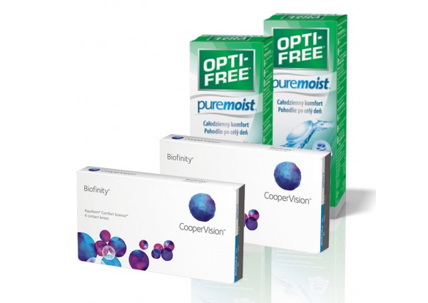  Pack Biofinity Opti-Free